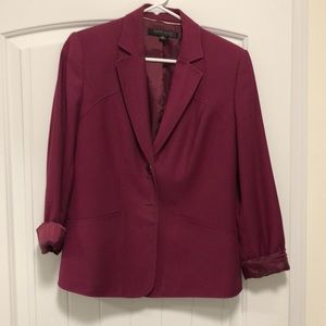 ANNE KLEIN Magenta blazer